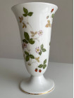 Wedgwood ваза Wild Strawberry для цветов и сухоцветов, винтажная, фарфоровая