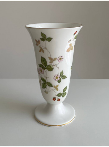 Wedgwood ваза Wild Strawberry для цветов и сухоцветов, винтажная, фарфоровая