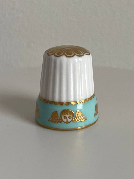 Spode наперсток Cupids, винтажный, коллекционный, фарфоровый