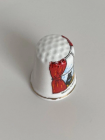 Винтажный коллекционный наперсток Christmas 1999, выпущенный специально для Thimble Collector Guild к Рождеству 1999 года