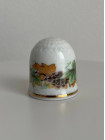 Florencia наперсток Grapevine, винтажный, коллекционный, фарфоровый, Thimble Collectors Club