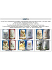 Полный комплект из шести винтажных коллекционных наперстков Butterflies от Royal Worcester с изображением бабочек