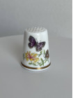 Полный комплект из шести винтажных коллекционных наперстков Butterflies от Royal Worcester с изображением бабочек