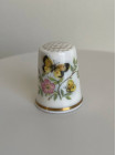 Полный комплект из шести винтажных коллекционных наперстков Butterflies от Royal Worcester с изображением бабочек