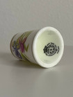 Винтажный коллекционный наперсток от Royal Worcester с изображением цветов, расписанный вручную художником B Walter. Англия, 1970-е годы