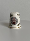 Винтажный коллекционный наперсток с логотипом компании Palissy