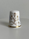 Винтажный коллекционный наперсток с логотипом компании Royal Worcester
