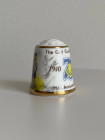 Винтажный коллекционный наперсток The Girl Guide Association 1910-1985, выпущенный Sutherland к 75-летию благотворительной организации для девочек