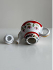 Винтажный миниатюрный чайник из коллекционной серии Miniature Teapot Collection от Porcelain Art с цветами