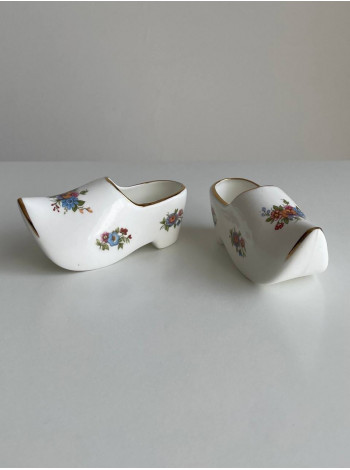 Phildale туфелька коллекционная, винтажная, фарфоровая, клоги, clogs, пара туфелек