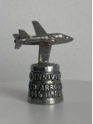 Винтажный коллекционный наперсток со съемной крышкой 25-th Anniversary Red Arrows 1961-1989 из пьютера от McMillan & Wife к 25 юбилею Red Arrows