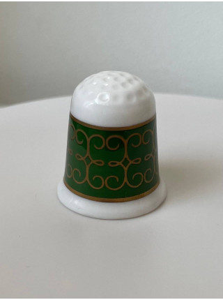 Винтажный коллекционный наперсток с логотипом компании Crown Staffordshire