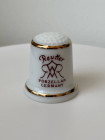 Винтажный коллекционный наперсток с логотипом компании Reutter Porzellan
