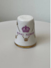 Винтажный коллекционный наперсток с логотипом компании Royal Albert