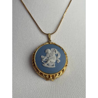 Винтажная позолоченная подвеска Cupid (Купидон) редкого дизайна от Wedgwood