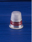Винтажный наперсток Lewensteins Naaimachines из коллекционной серии Advertising Thimbles (рекламные наперстки)