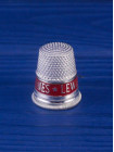 Винтажный наперсток Lewensteins Naaimachines из коллекционной серии Advertising Thimbles (рекламные наперстки)