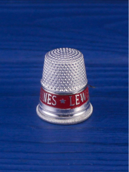 Винтажный наперсток Lewensteins Naaimachines из коллекционной серии Advertising Thimbles (рекламные наперстки)