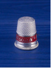 Винтажный наперсток Lewensteins Naaimachines из коллекционной серии Advertising Thimbles (рекламные наперстки)