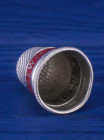 Винтажный наперсток Lewensteins Naaimachines из коллекционной серии Advertising Thimbles (рекламные наперстки)
