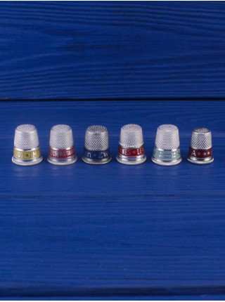 Винтажный наперсток Stanards Royal Patent Flour из коллекционной серии Advertising Thimbles (рекламные наперстки)