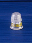Винтажный наперсток American Beauty Flour из коллекционной серии Advertising Thimbles (рекламные наперстки)