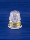 Винтажный наперсток American Beauty Flour из коллекционной серии Advertising Thimbles (рекламные наперстки)
