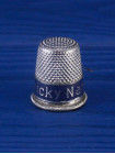 Винтажный наперсток Zwicky Nahseiden из коллекционной серии Advertising Thimbles (рекламные наперстки)