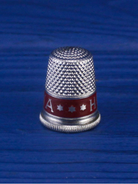 Винтажный наперсток Husovarna из коллекционной серии Advertising Thimbles (рекламные наперстки)
