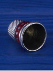 Винтажный наперсток Husovarna из коллекционной серии Advertising Thimbles (рекламные наперстки)