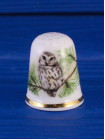 Oakley наперсток Little Owl винтажный, коллекционный, фарфоровый, Thimble Collectors Club