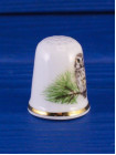 Oakley наперсток Little Owl винтажный, коллекционный, фарфоровый, Thimble Collectors Club