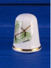 Oakley наперсток Little Owl винтажный, коллекционный, фарфоровый, Thimble Collectors Club