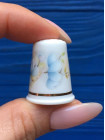 Avonvale наперсток Blue Satsuma, винтажный, коллекционный, фарфоровый, Thimble Collectors Club
