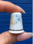 Avonvale наперсток Blue Satsuma, винтажный, коллекционный, фарфоровый, Thimble Collectors Club