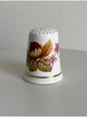 Celtic Cross Pottery наперсток Nut Harvest, винтажный, коллекционный, Thimble Collectors Club