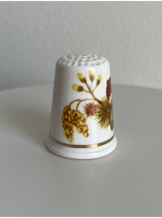 Celtic Cross Pottery наперсток Nut Harvest, винтажный, коллекционный, Thimble Collectors Club