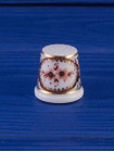 Rosenthal наперсток Autumn Gold, винтажный, коллекционный, фарфоровый, Thimble Collectors Club