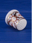 Rosenthal наперсток Autumn Gold, винтажный, коллекционный, фарфоровый, Thimble Collectors Club
