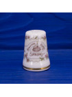 Royal Doulton наперсток Spring, Весна, винтажный, коллекционный, фарфорвый, Brambly Hedge