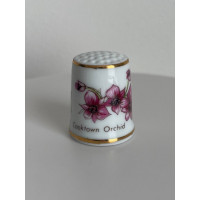 Коллекционный винтажный наперсток из Австралии Cooktown Orchid от Westminster