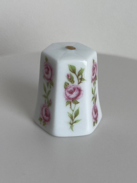 Crysglass наперсток Pink Roses, винтажный, коллекционный, Thimble Collectors Club