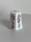 Crysglass наперсток Pink Roses, винтажный, коллекционный, Thimble Collectors Club