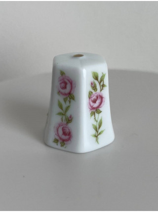 Crysglass наперсток Pink Roses, винтажный, коллекционный, Thimble Collectors Club