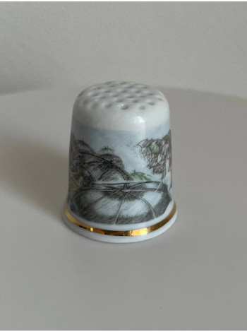 Avignon наперсток Umbrellas, винтажный, коллекционный, Thimble Collectors Club