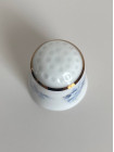 Schwarzenhammer наперсток Blue Bouquet, Blue Danube, винтажный, коллекционный, Thimble Collectors Club