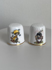 Seacombe Pottery наперстки Playful Friends, винтажные, коллекционные, Thimble Collectors Club