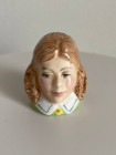 Винтажный наперсток Little Nell (The Old Curiosity Shop) из коллекционной серии Dickens Collection от Francesca Art. Англия, 1983 год
