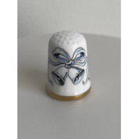 Caverswall наперсток Silver Anniversary, винтажный, коллекционный, фарфоровый, Thimble Collectors Club