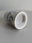Caverswall наперсток Silver Anniversary, винтажный, коллекционный, фарфоровый, Thimble Collectors Club